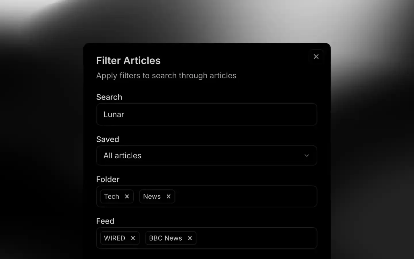 Smart Feeds
